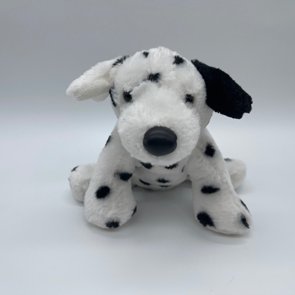 Ganz Webkinz Dalmatian Plush Black White Spotted Dog Puppy Stuffed Animal HM114